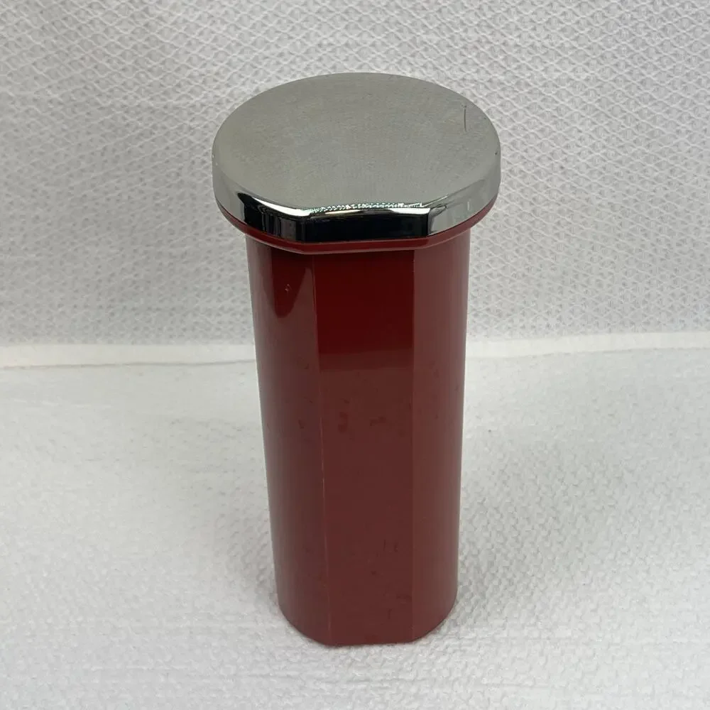 Jack LaLanne Fusion Juicer MT-1020 Food Pusher Plunger Red Chrome OEM Part